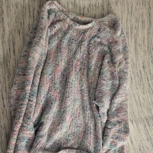 Fuzzy Colorful Sweater
